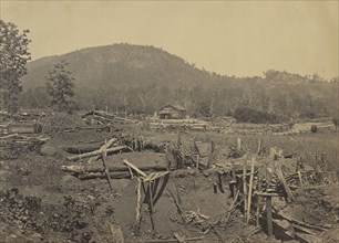 The Front of Kenesaw Mountain, Georgia; George N. Barnard, American, 1819 - 1902, New York, United States; negative about 1865