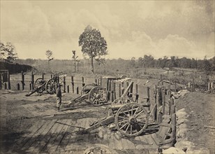 Rebel Works in Front of Atlanta, Georgia, No. 2; George N. Barnard, American, 1819 - 1902, New York, United States
