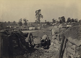 Rebel Works in Front of Atlanta, Ga. No. 3; George N. Barnard, American, 1819 - 1902, New York, United States; negative