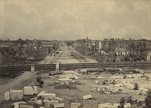 Columbia from the Capitol; George N. Barnard, American, 1819 - 1902, New York, United States; negative about 1865; print 1866