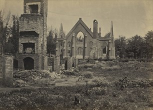 Ruins in Columbia, South Carolina; George N. Barnard, American, 1819 - 1902, New York, United States; negative about March or