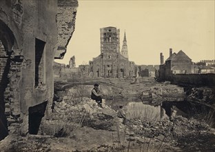 Ruins in Charleston, South Carolina; George N. Barnard, American, 1819 - 1902, New York, United States; negative about 1865