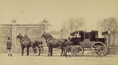 Mail Coach du Cte. Ed. de Lambertye; Louis-Jean Delton, French, 1807 - 1891, Paris, France; 1865; Albumen silver print