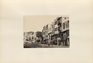 The Ezbekeeyeh, Cairo; Francis Frith, English, 1822 - 1898, Cairo, Egypt; about 1857; Albumen silver print