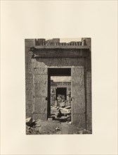 Pylon Gateway at Medinet-Habou, Thebes; Francis Frith, English, 1822 - 1898, Thebes, Egypt; 1857; Albumen silver print