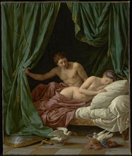 Mars & Venus, Allegory of Peace; Louis Jean François Lagrenée, French, 1725 - 1805, France; 1770; Oil on canvas; 64.8 × 53.8 cm