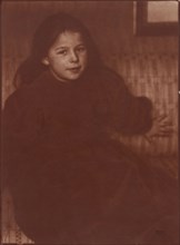 Portrait of Lotte; Heinrich Kühn, Austrian, born Germany, 1866 - 1944, Austria; 1906; Gum bichromate print; 51.8 x 38.3 cm