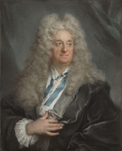 Portrait of a Man; Joseph Vivien, French, 1657 - 1734, France; about 1725; Pastel on blue paper; 91.4 × 66 cm, 36 × 26 in