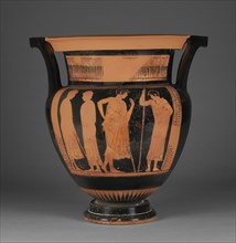 Attic Red-Figure Column Krater; Agrigento Painter; Athens, Greece; 470 - 460 B.C; Terracotta; 33.5 cm, 13 3,16 in