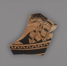 Attic Red-Figure Kalpis Fragment, comprised of 6 joined fragments; part of
