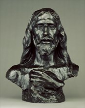 Bust of Christ; Constantin Meunier, Belgian, 1831 - 1905, Belgium; 1900; Bronze; 60 cm, 23 5,8 in