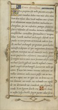 Decorated Text Page; T.D; Paris, France; 1544; Tempera colors and gold paint on uterine parchment; Leaf: 14.3 x 8.1 cm