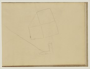 Abstract Lines; Edgar Degas, French, 1834 - 1917, about 1877; Graphite