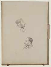 Degas and Other Sketches; Edgar Degas, French, 1834 - 1917, 1877; Graphite; 34.9 x 26 cm, 13 3,4 x 10 1,4 in