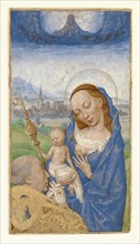 Saint Bernard's Vision of the Virgin and Child; Simon Marmion, Flemish, active 1450 - 1489, Northern France, France; about 1475