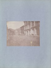 Street Scene, India; British, active India about 1843; India; 1843 - 1845; Salted paper print from a paper negativr