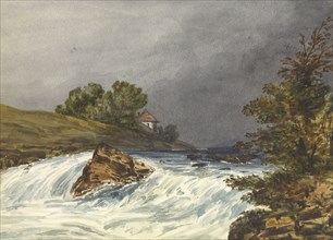 River Scene with House; Attributed to Samuel H. Owen; England; 1843 - 1845; Watercolor; 16.2 x 22.9 cm, 6 3,8 x 9 in