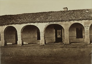 San Miguel Mission; Carleton Watkins, American, 1829 - 1916, San Luis Obispo, California, United States; about 1876 - 1880
