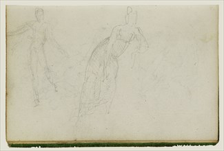 Figure Studies; Théodore Géricault, French, 1791 - 1824, 1812 - 1814; Graphite; 15.2 x 10.6 cm, 6 x 4 3,16 in