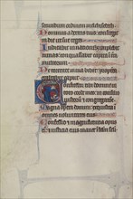 Initial C: The Sacrifice of Isaac; Bute Master, Franco-Flemish, active about 1260 - 1290, Northeastern, illuminated, France