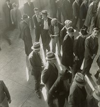 First Days of Unemployment Compensation in California: Waiting to File Claims; Dorothea Lange, American, 1895 - 1965, January