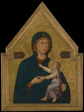 Madonna and Child; Master of St. Cecilia, Italian, active about 1290 - 1320, 1290–1295; Tempera and gold leaf on panel