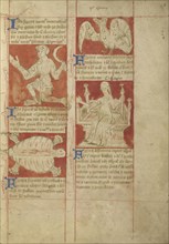 Constellation; Oxford, probably, England; late 14th century, shortly after 1386; Pen and black ink and tempera on parchment