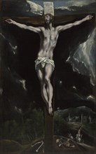 Christ on the Cross; El Greco, Domenico Theotocopuli, Greek, 1541 - 1614, Spain; 1600 - 1610; Oil on canvas; 82.6 × 51.8 cm