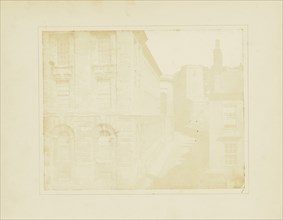 Part of Queen's College, Oxford; William Henry Fox Talbot, English, 1800 - 1877, Reading, England; 1844; Salted paper print