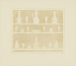 Articles of Glass; William Henry Fox Talbot, English, 1800 - 1877, Reading, England; 1844; Salted paper print from a paper