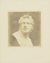 Bust of Patroclus; William Henry Fox Talbot, English, 1800 - 1877, Reading, England; August 9, 1842; Salted paper print