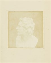 Bust of Patroclus; William Henry Fox Talbot, English, 1800 - 1877, Reading, England; negative August 9, 1843; Salted paper