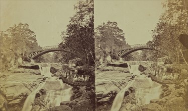 Falls of Garbhalt; Possibly George Washington Wilson, Scottish, 1823 - 1893, Scotland; about 1857; Albumen silver print