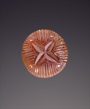 Engraved stamp or signet; Crete, Greece; about 1850 B.C. - 1550 B.C; Carnelian; 1.3 × 1.4 cm, 1,2 × 9,16 in