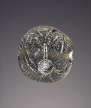 Lentoid engraved seal; Crete, Greece; Obsidian; 0.5 × 1.7 × 1.6 cm, 3,16 × 11,16 × 5,8 in