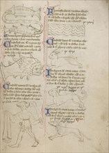 Constellations; Oxford, probably, England; late 14th century, shortly after 1386; Pen and black ink and tempera on parchment
