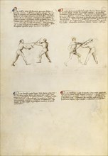 Combat with Sword; Fiore Furlan dei Liberi da Premariacco, Italian, about 1340,1350 - before 1450, Padua, Italy