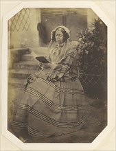 Madame La Vicomtesse de Montbreton; France; 1852 - 1855; Salted paper print; 22.2 × 16.5 cm, 8 3,4 × 6 1,2 in