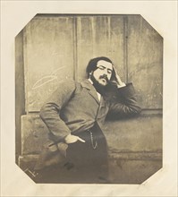 (Portrait of, Vicomte Odet de Montault; France; 1852 - 1855; Salted paper print; 15.9 × 13.7 cm, 6 1,4 × 5 3,8 in