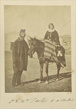 Dr. & Mrs. Parks, B.H. Renkioi; Dr. William Robertson, Scottish, 1818 - 1882, Renkioi, Turkey; 1855 - 1856; Salted paper print