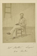 Mr. Stretton, Surgeon. B.H. Renkioi; Dr. William Robertson, Scottish, 1818 - 1882, Renkioi, Turkey; 1855 - 1856; Albumen silver