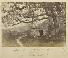 Valonea Oaks with Greek Chapel above. B.H. Renkioi, Dardanelles; John Kirk, Scottish, 1832 - 1922, Renkioi, Turkey; 1855 - 1856