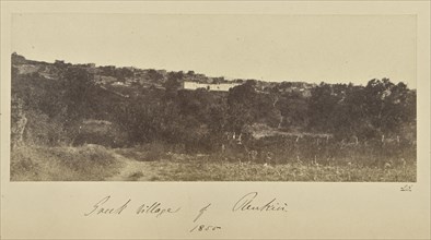 Greek Village of Renkioi; John Kirk, Scottish, 1832 - 1922, Renkioi, Turkey; 1855; Albumen silver print