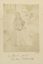 A Greek Girl, Renkioi, Dardanelles; Dr. William Robertson, Scottish, 1818 - 1882, Renkioi, Turkey; 1855 - 1856; Albumen silver