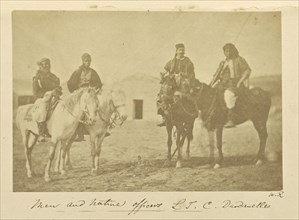Men and Native Officers L.T.C. Dardanelles; Dr. William Robertson, Scottish, 1818 - 1882, Turkey; 1855 - 1856; Albumen silver
