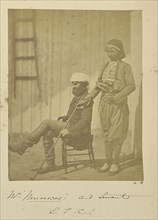 Mr. Murescoe and Servant, L.T.C; Dr. William Robertson, Scottish, 1818 - 1882, Turkey; 1855 - 1856; Albumen silver print