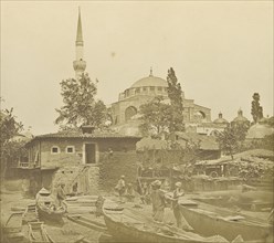 Constantinople, Istanbul; James Robertson, English, 1813 - 1888, Turkey; 1855 - 1856; Salted paper print; 26 × 29 cm