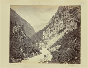 The Scind Valley above Gugangair; William H. Baker, British, about 1829 - 1880, Kashmir, India; 1868; Albumen silver print
