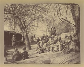 Scene in the City Jellalabad; John Burke, British, active 1860s - 1870s, Jalalabad, Afghanistan; 1879; Albumen silver print