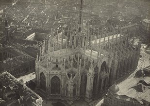 Milan Duomo; Fédèle Azari, Italian, 1895 - 1930, Milan, Italy; 1914 - 1929; Gelatin silver print; 11.6 x 12 cm